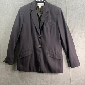 Jones New York Suits Womens Size 14 Black Formal Top Blazer